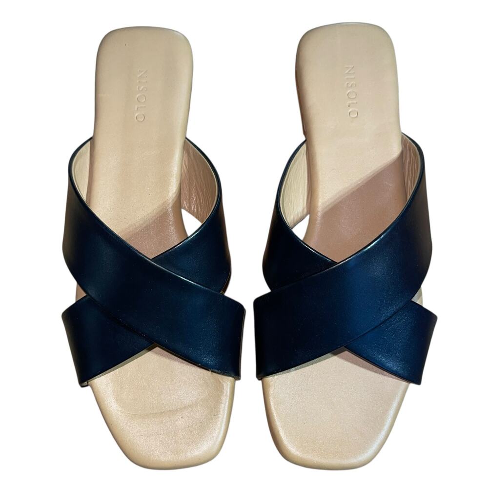 Nisolo Slide Sandals Catalina Leather - Picture 2 of 8